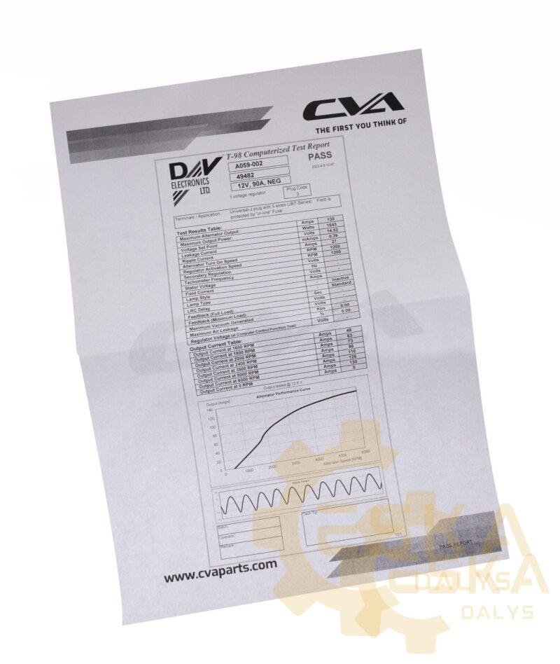 Generatorius 12V CVA - 320/08648 - Image 2