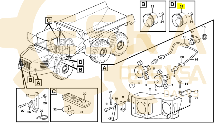 Žibintas OEM - 11117854 - Afbeelding 5