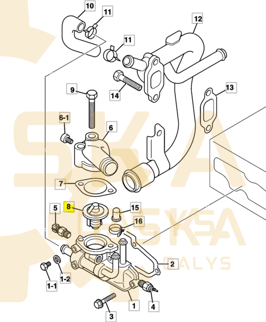 Termostatas - 02/800829 - Vaizdas 3