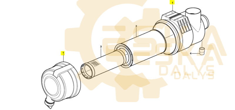 Oro filtro korpusas OEM - 11890335 - Image 3