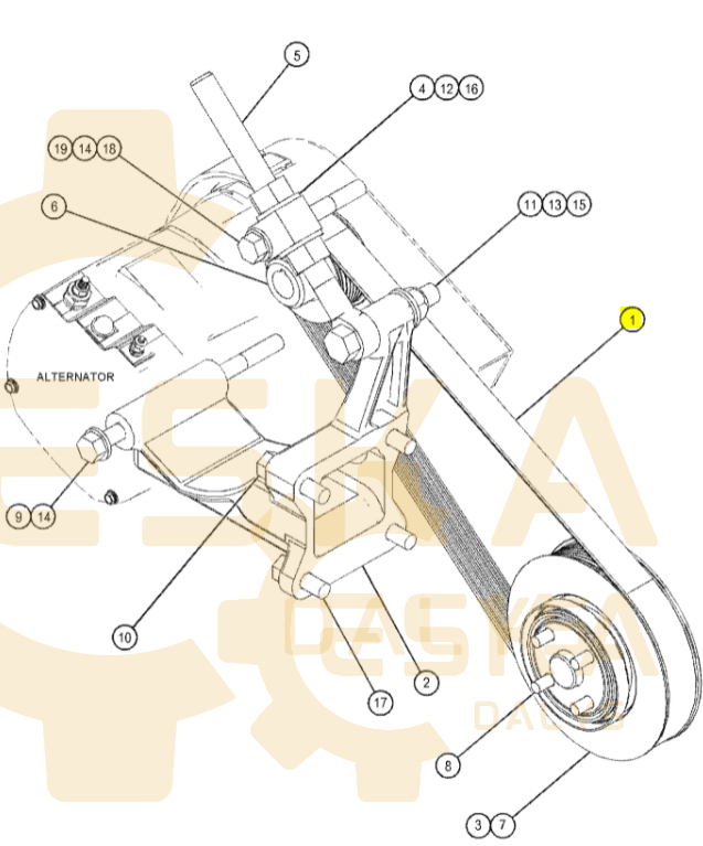 Diržas OEM - 1417116 - Image 2