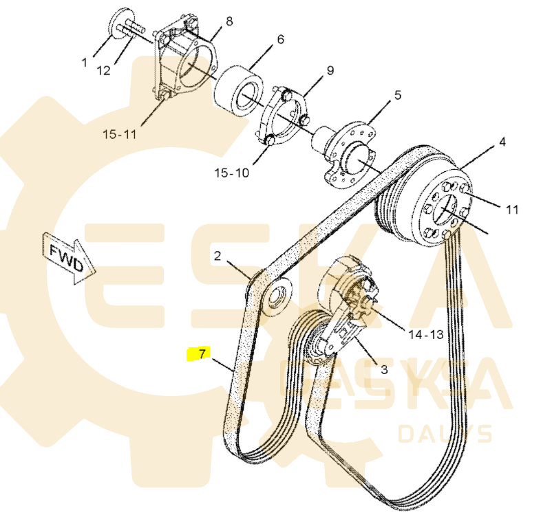 Diržas OEM - 2082833 - Image 2