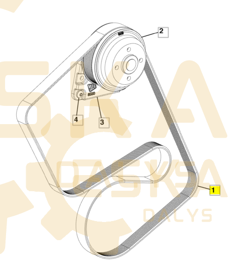 Diržas PK CVA - 320/08598 - Vaizdas 2