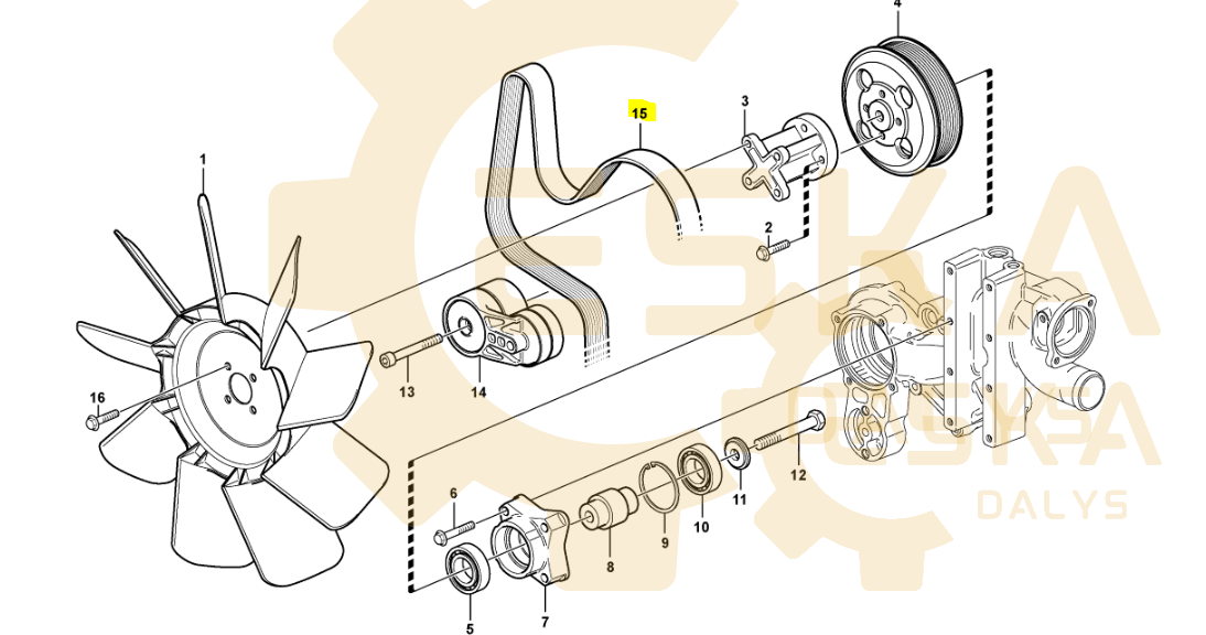 Diržas PK CVA - 11709636