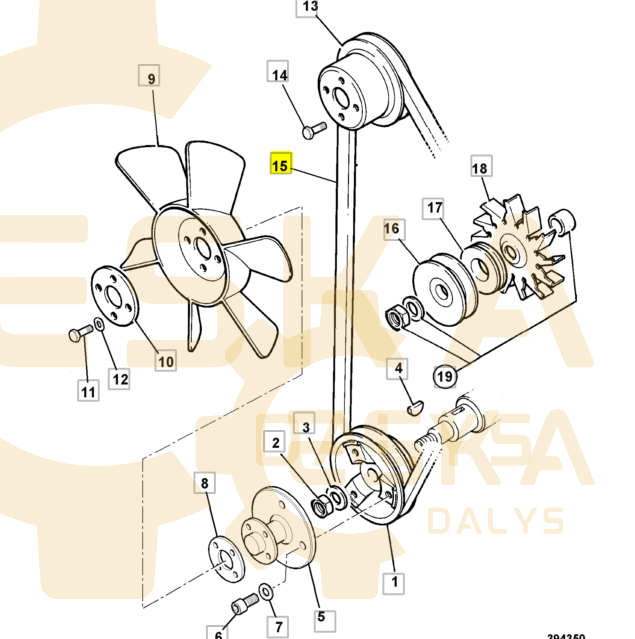 V Diržas CVA - 02/630447 - Vaizdas 3
