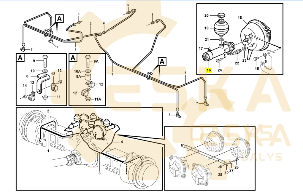Stabdžių pompelė - cilindriukas CVA - 11063640 - Image 4