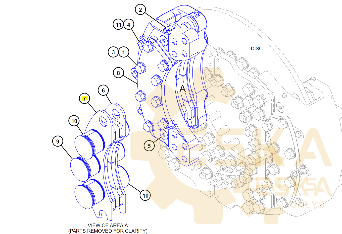 Stabdžių kaladėlė CVA - 1149299 - Image 5