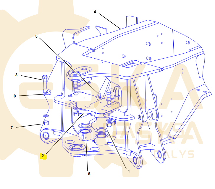 Įvorė 70x83x32 - 9R4110 - Vaizdas 3