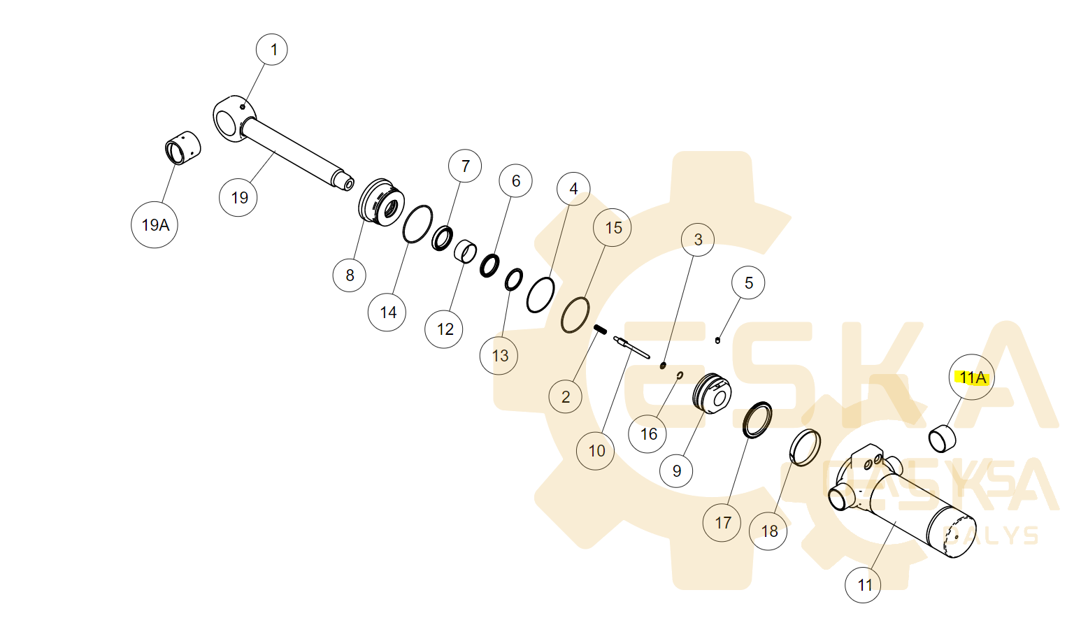 Įvorė CVA - 9T2883 - Billede 2