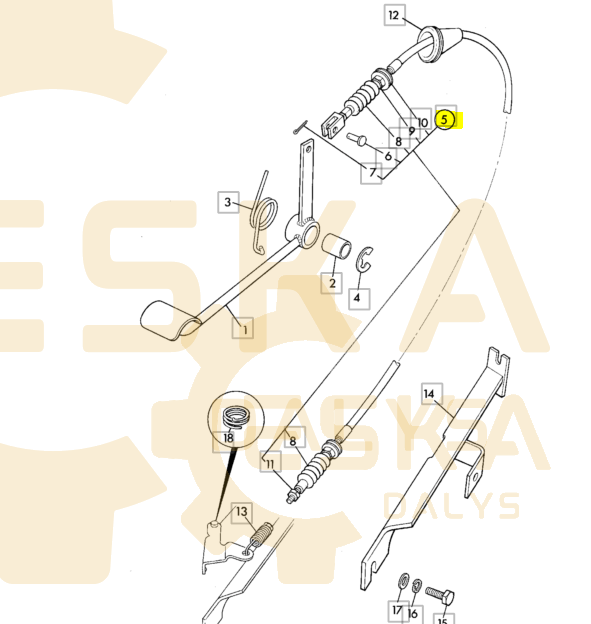 Akseleratoriaus trosas - 331/14324 - Image 2