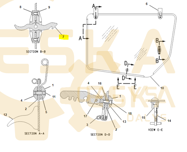 Durų rankenėlė CVA - 1432830 - Image 4
