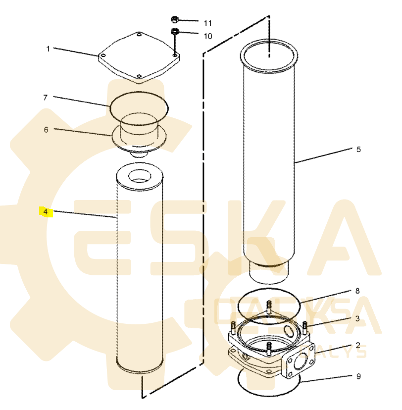 Hidraulinis filtras CVA - 1097287 – Image 4