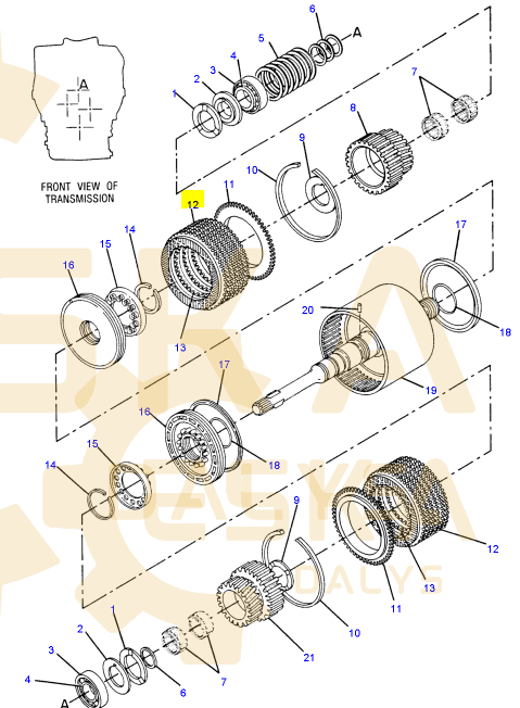 Sankabos diskas CVA - 6T9194 - Image 4