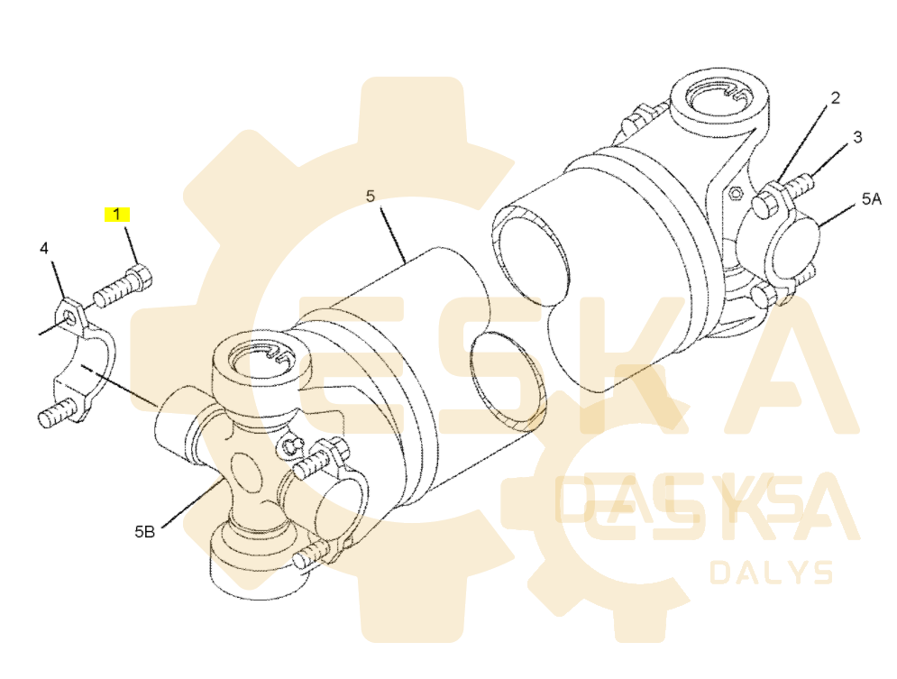 Kryžmės varžtas - 5V2973 - Vaizdas 3