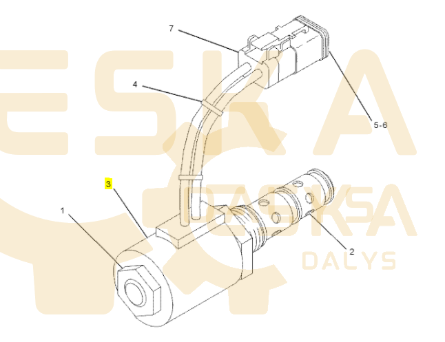Solenoidas 12V CAT Originalas - 1300013 - Vaizdas 3