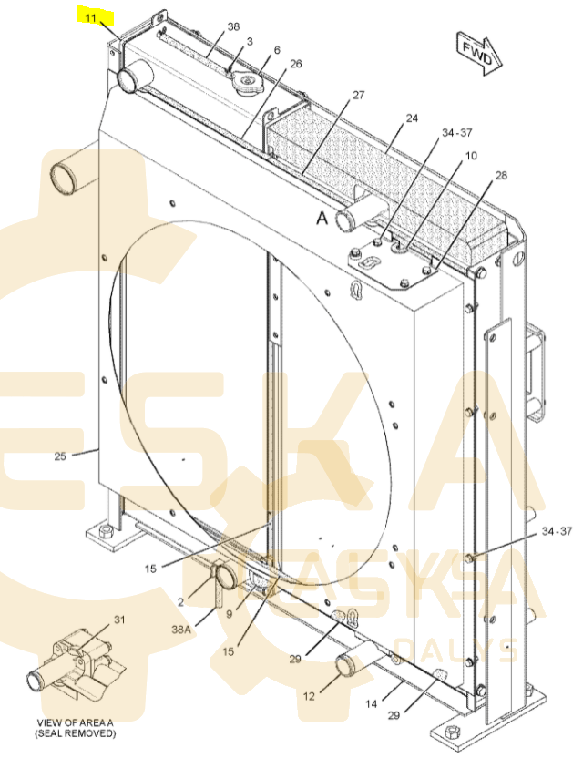 Aušinimo radiatorius - 2653624 - Vaizdas 2