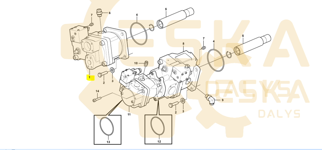 Hidraulino siurblio vožtuvų blokas OEM - 17210426 - Image 5
