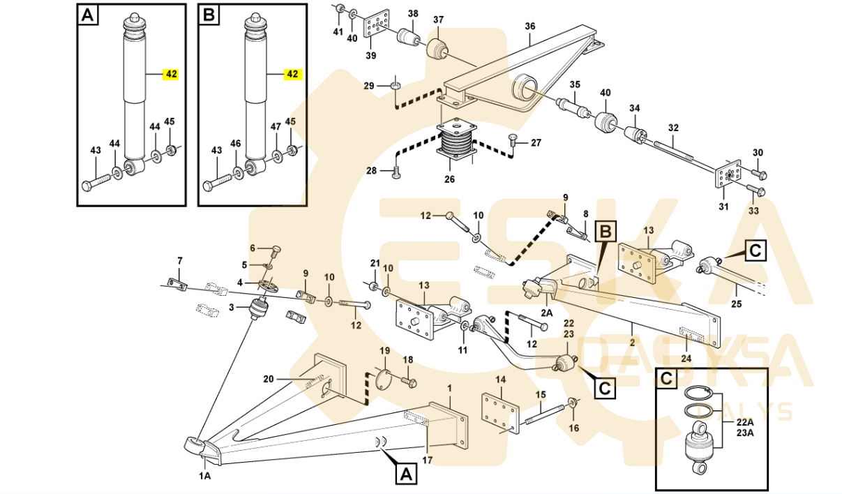 Amortizatorius Volvo - 11119173 - Vaizdas 2