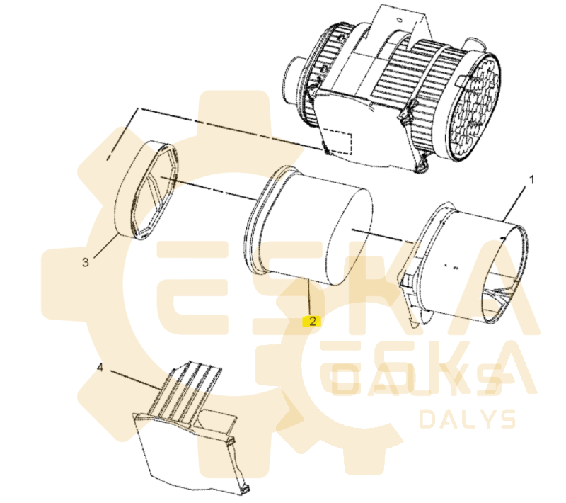 Išorinis oro filtras CVA - 2277448 - Image 3