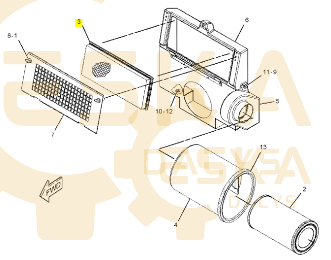Oro filtras Originalas - 2112660 - Image 5