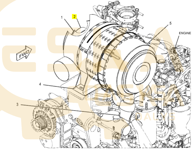 Vidinis oro filtras - 2229021 - Afbeelding 2