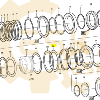 Frikcinis diskas CVA - 11038724