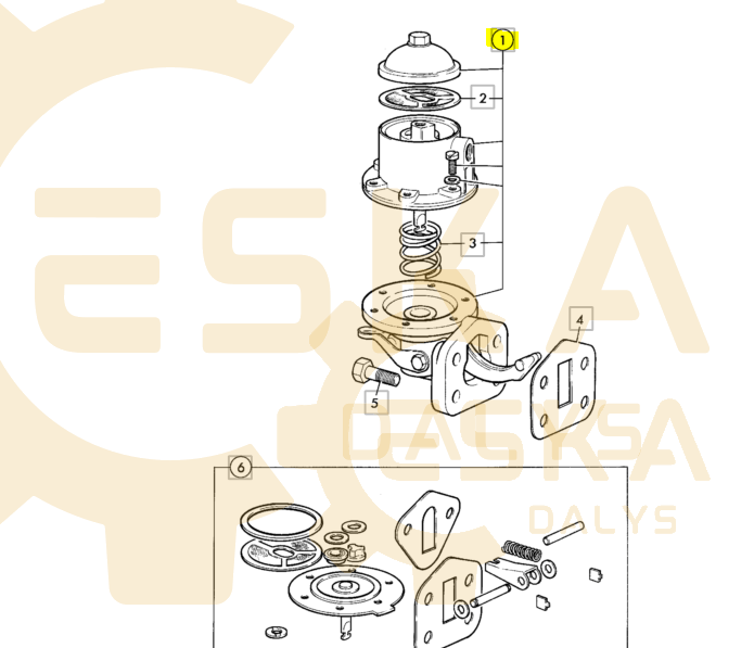 Kuro pompa OEM PERKINS - 17/401900 - Vaizdas 3