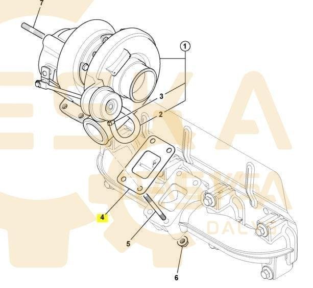 Turbinos tarpinė - 320/06053 - Afbeelding 2