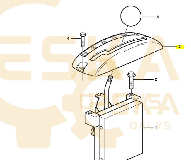 Pavarų perjungimo skydelis - 11197801 - Image 3