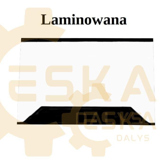 Laminuotas galinis lango stiklas su žaliu raštu CAT 950M 950L 966 3698763 - 3698763