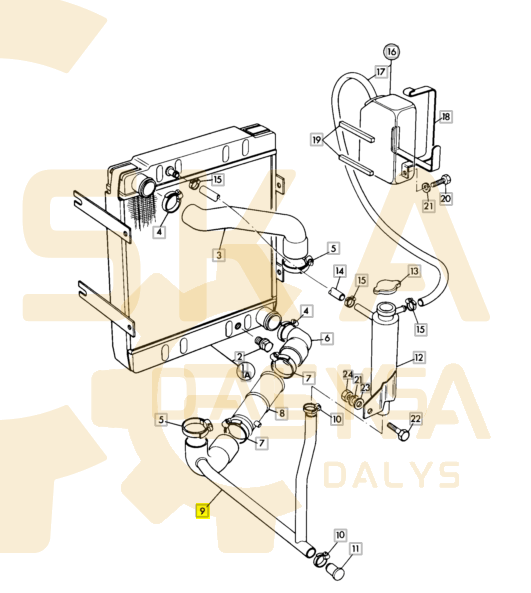 Radiatoriaus žarna - 834/00263 – Image 2