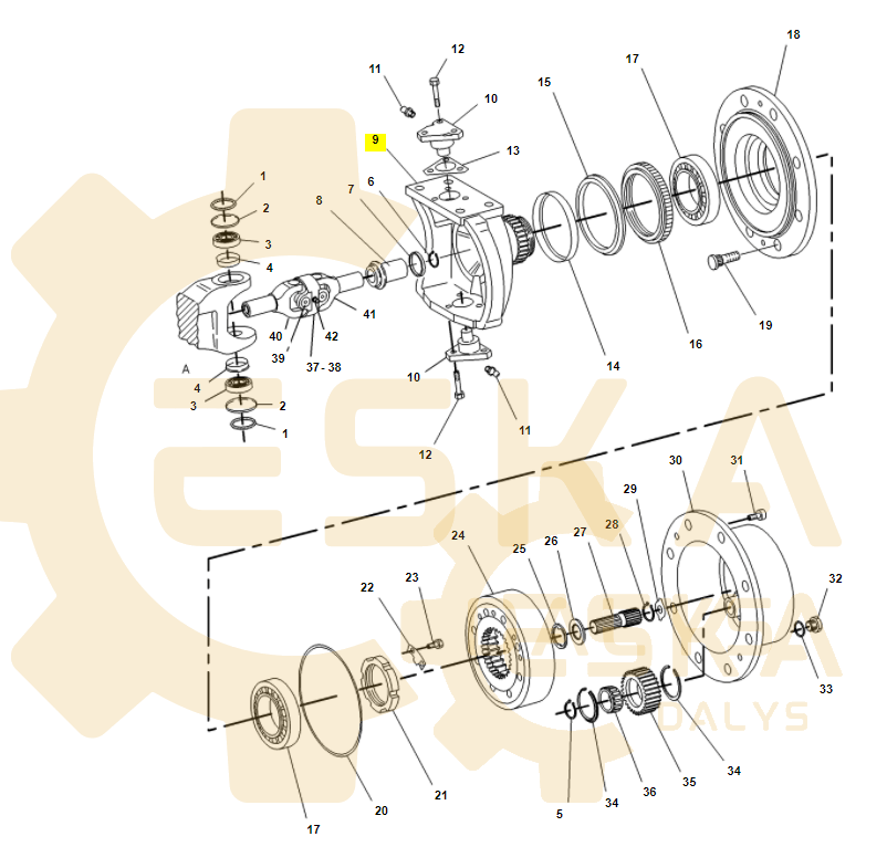 Vairo šerdesas, dešinė - 9R2845 - Bild 7