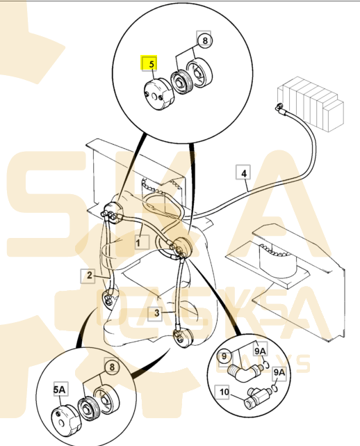 Hidro sklendės korpusas NX - 331/44695 - Vaizdas 3