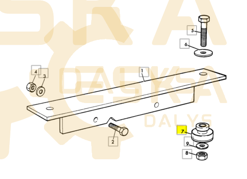 Variklio pagalvė - 123/03138 - Vaizdas 4