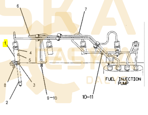 Kuro purkštuko antgalis, Nozzle - 8N7005 - Bild 4