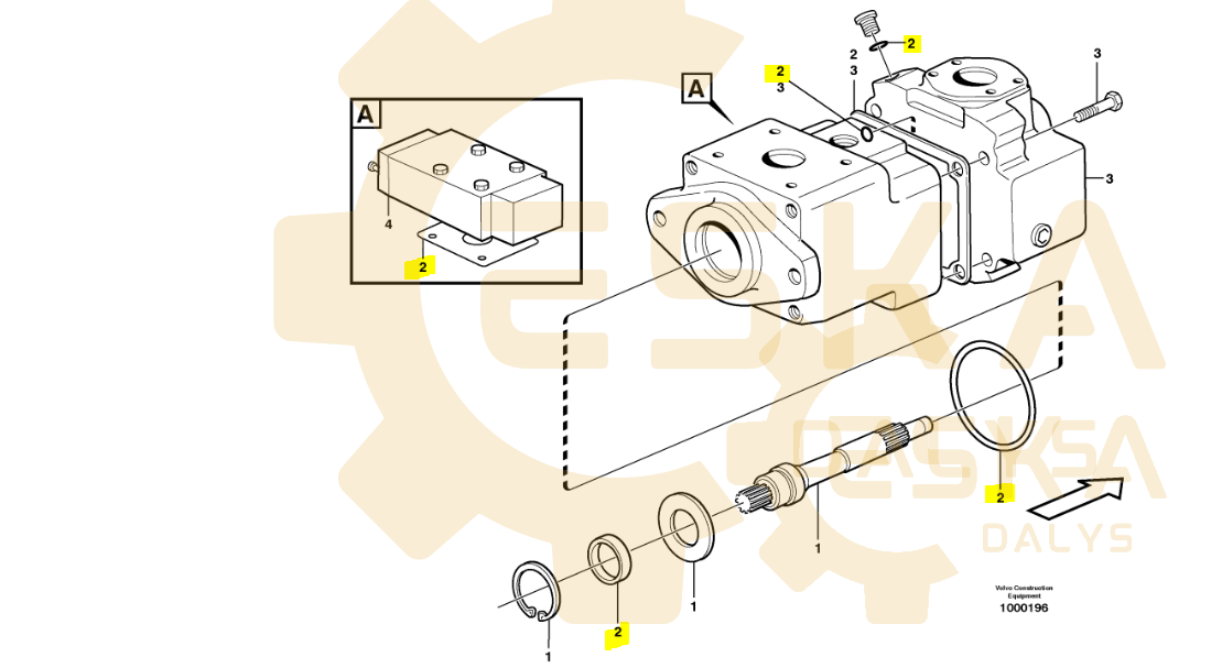 Sandariklių komplektas OEM - 11704285 - Image 2