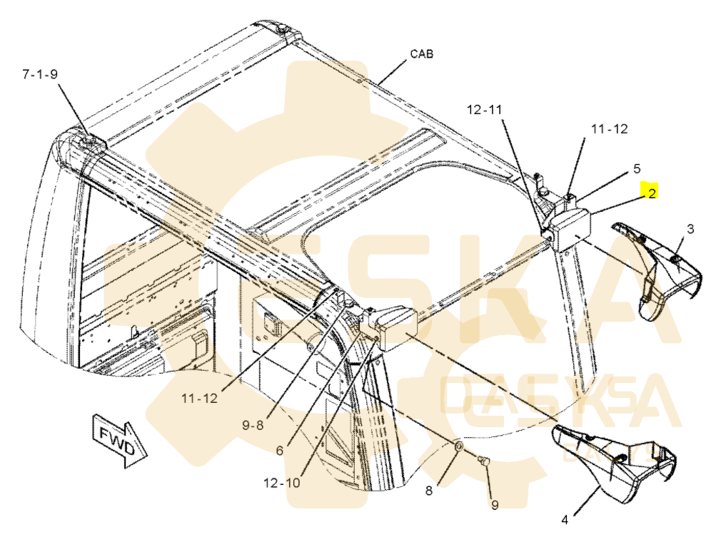 Žibintas 24V OEM - 1673441 – Image 2