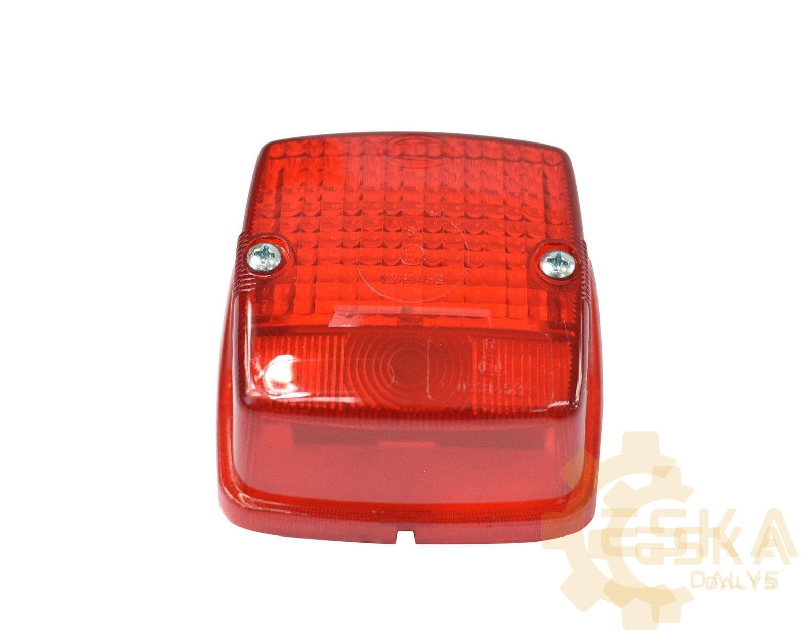 Headlight lens, red OEM - 1179420