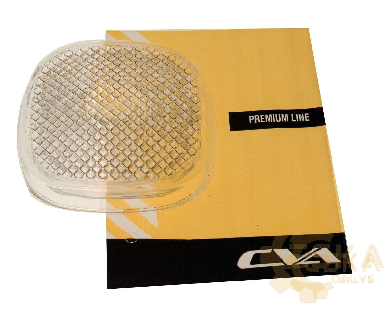 Headlight lens, white CVA - 700/50074