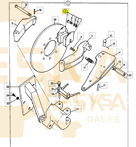 Stabdžių kaladėlės CVA - 15/104300 - Image 3
