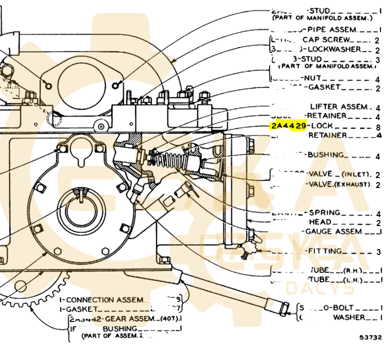 Durų spyna - 2A4429 - Vaizdas 3