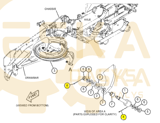 Fiksatorius - 4J1888 - Image 2