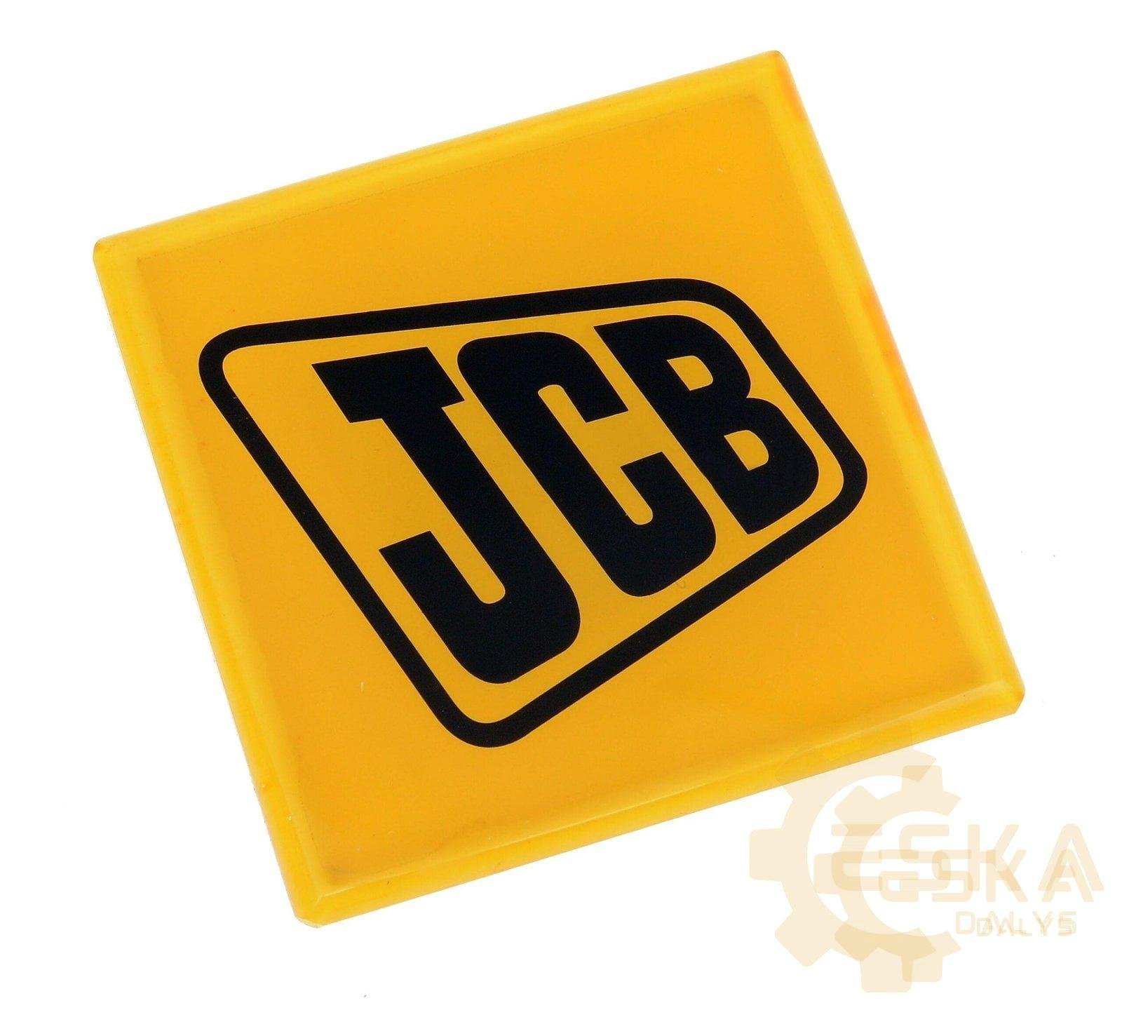 Klijuojama emblema JCB 100x100 - 817/19661