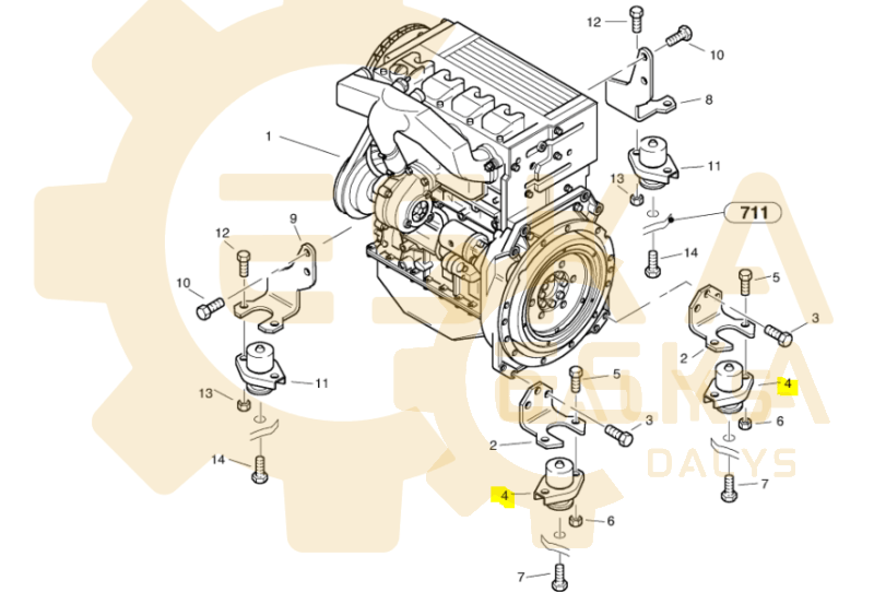 Pagalvė VOLVO OEM - 11306533 - Image 4