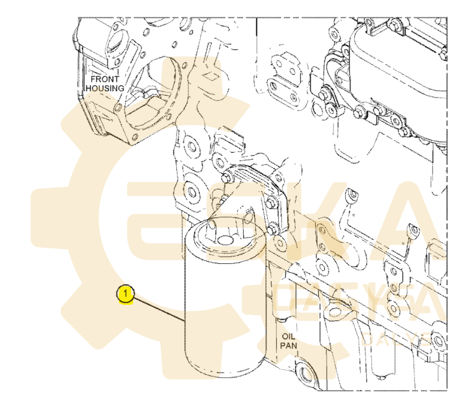 Tepalo filtras OEM - 7W2326 - Vaizdas 2