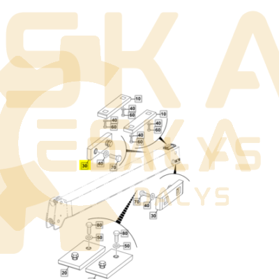 JCB Slydimo plokštelė - 159/69914