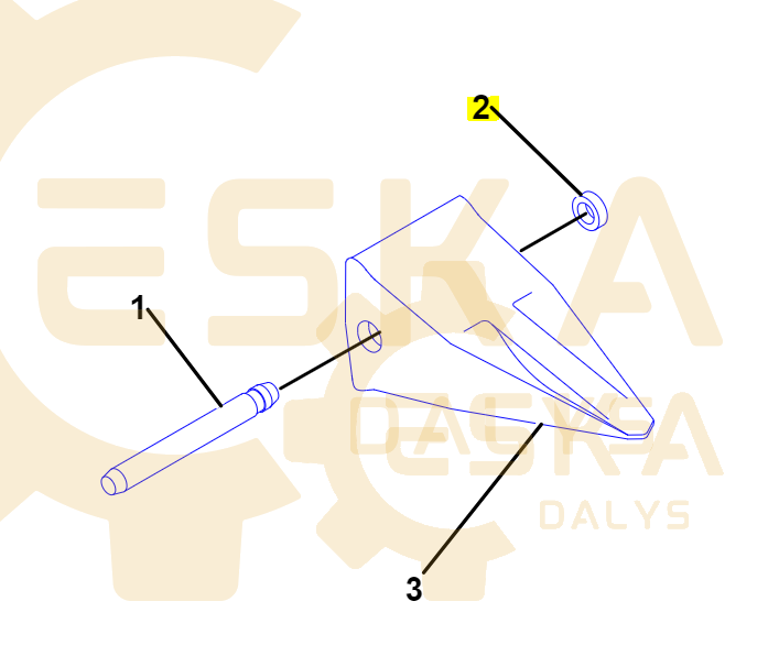 Apsauginis danties tvirtinimo žiedas CAT - 1139609 - Billede 3