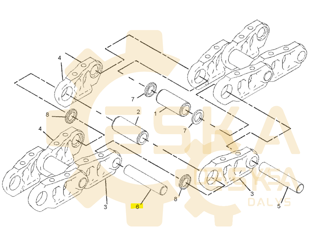 Kaištis - 6Y8186 - Vaizdas 2