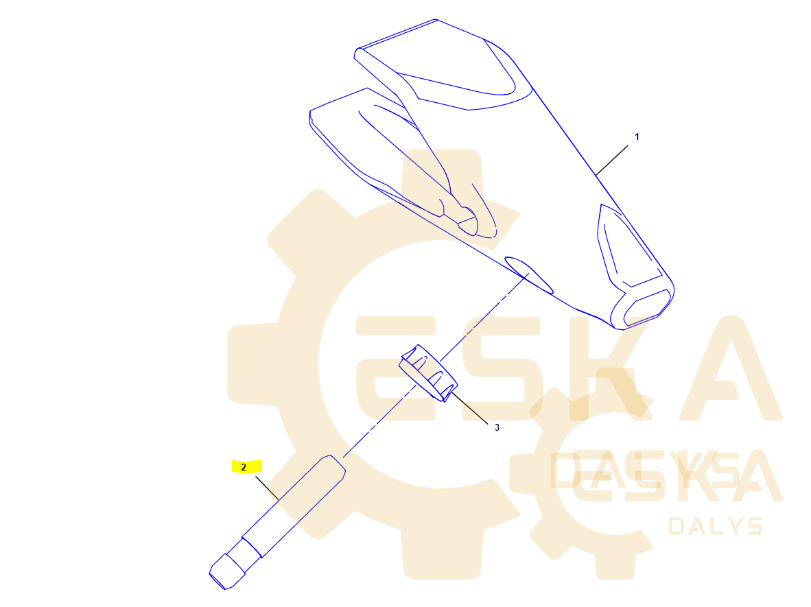 Apsaugos kaištis CVA - 2011238 - Vaizdas 2