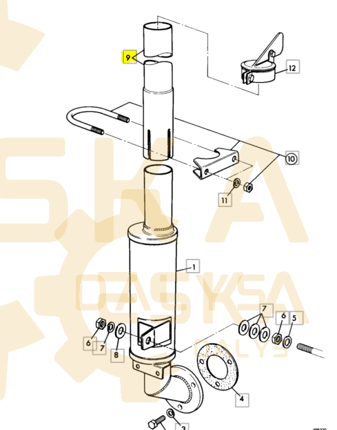 Išmetimo vamzdis - 123/00678 - Image 2
